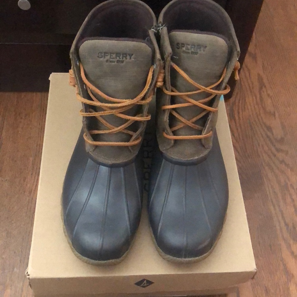 Saltwater Brown/Olive SPERRY Boot